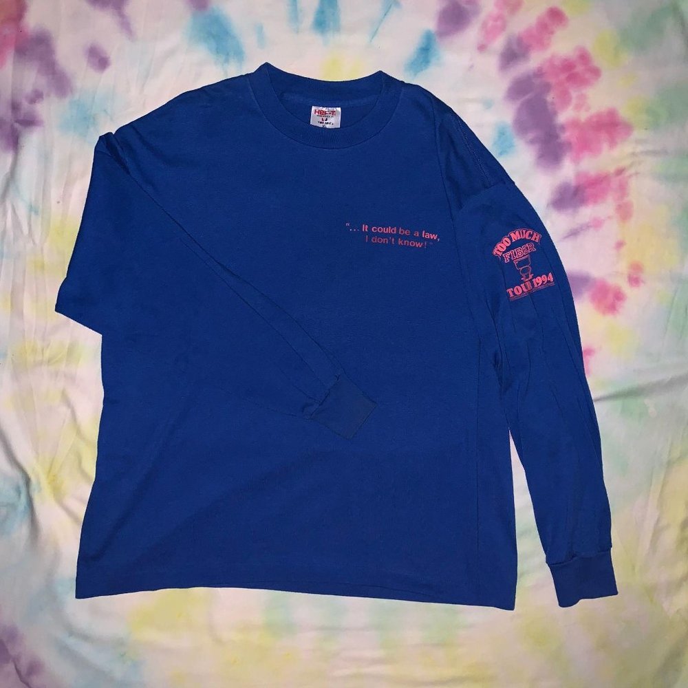 Vintage 1994 James Gregory Too Much Fiber tour Lon